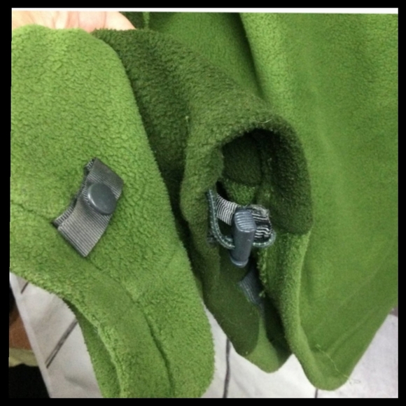 The North Face fleece Green Full Zipper Jacket Fleece Size XXL● - Picture 8 of 9